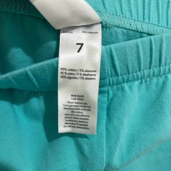 Girls Clothes Carter’s Outfit Linen Top and Matching Bike Shorts Size 7 - Picture 8 of 8